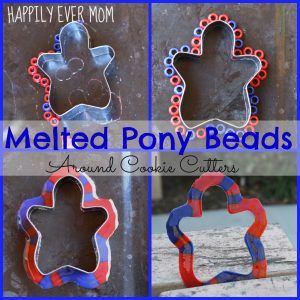 Tissue Paper Suncatcher, Melted Pony Beads, Melted Bead Crafts, Toddler Ornaments, Melted Beads, Pony Bead Projects, Pony Bead Crafts, Beaded Banners, Mixed Media Crafts