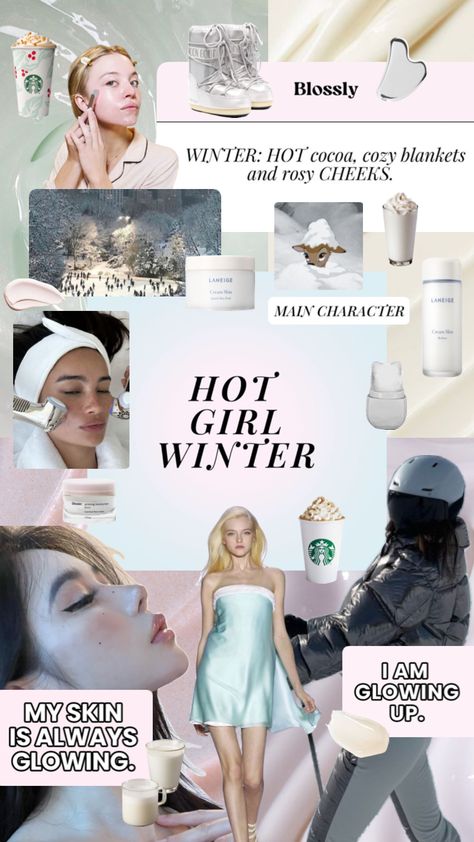 Winter Selfcare, Activities Aesthetic, Skin Aesthetic, Winter Skin, Famous Girls, Life Plan, Winter Aesthetic, Self Care Activities, Winter Activities