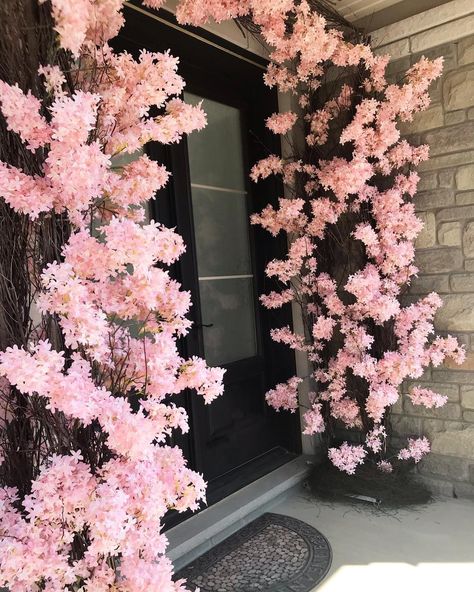 Upscale Simplicity Design on Instagram: “My Front Door Cherry Blossom arch is a beautiful success. 🌸🌸” Cherry Blossom Arch, Orchid Flower Arrangements, Flower Store, Dream Business, Orchid Flower, Spring Time, Decoration Ideas, Cherry Blossom, Orchids