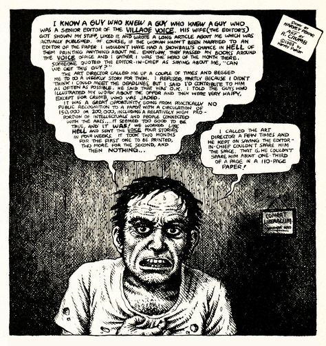 Crumb Art, Harvey Pekar, Robert Crumb Art, American Splendor, Fritz The Cat, R Crumb, Jack Kirby Art, Underground Comix, Alternative Comics