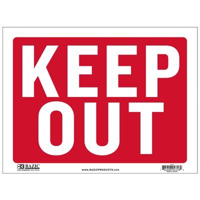 Keep Out Sign, Keep Out Signs, Yard Sale Signs, Indoor Signage, Retro Room Decor, No Trespassing Signs, Wet Floor Signs, Stefan Sagmeister, Theres No Place Like Home