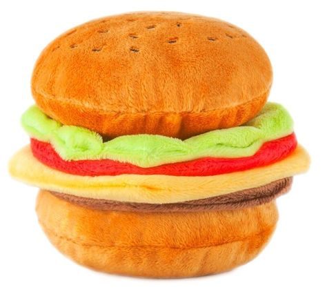 Buy P.L.A.Y - American Classic Plush Burger Dog Toy at LuckyVitamin.com American Burgers, Burger Dogs, Milk Shakes, Pet Boutique, Plush Dog Toys, Plush Dog, American Classic, Classic Food, Chicken Burgers