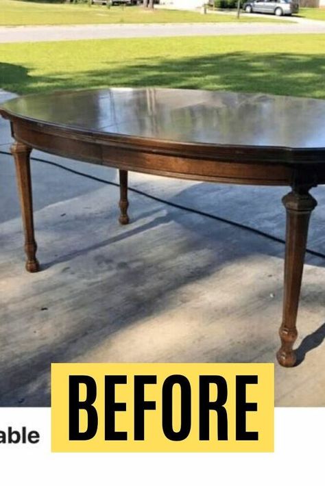 We love this Joanna Gaines inspired rustic farmhouse oval table and chairs makeover idea. Decorate your dining room on a budget with this diy farmhouse upcycle before and after. Farmhouse Dining Table Makeover, Diy Farmhouse Dining Table, Farmhouse Upcycle, Table And Chairs Makeover, Diy Table Makeover, Oval Kitchen Table, Dining Chair Makeover, Dining Room Table Makeover, Oval Dining Room Table