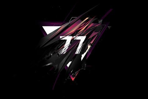 77-4-81 on Behance 77 Number, Number Wallpaper, Abstract Graphic Design, Logo Number, Banner Images, Graphics Inspiration, Personal Project, Freelance Graphic Design, Cinema 4d