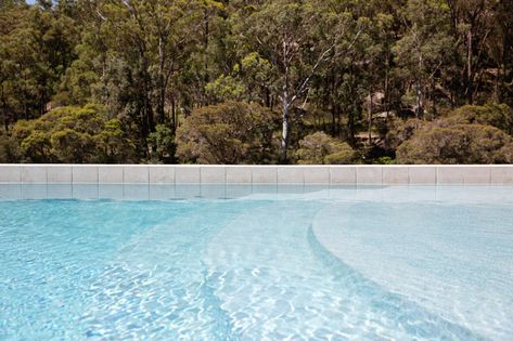 Glass Bead Swimming Pool, Pool Colours Water, Pool Water Colours, Neutral Pool Tile Ideas, Pool Inspo Pics, Light Blue Pool, Pool Colours, Pool Cabana Ideas, Mineral Pool