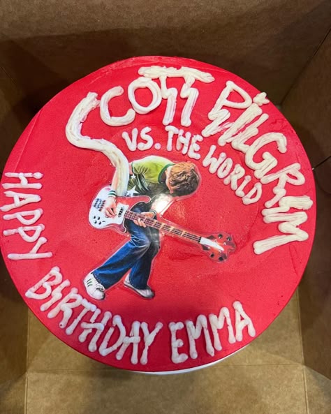 Michael Cera Birthday Cake, Scott Pilgrim Birthday Cake, Gorillaz Birthday Cake, Wierd Birthday Cake, Bday Cake Funny, Michael Cera Cake, Weird Bday Cake, Aubrey Plaza Scott Pilgrim, Funny Bday Cakes