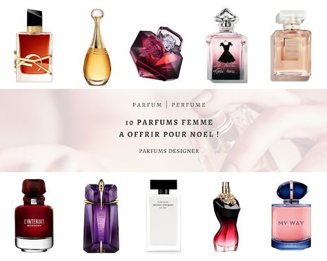 LES 10 MEILLEURS PARFUMS FEMME A OFFRIR POUR NOEL ! Armani Parfum, Parfum Chanel, Marc Jacobs Daisy, Perfume Collection, Smell Good, Givenchy, Marc Jacobs, Daisy, Dior