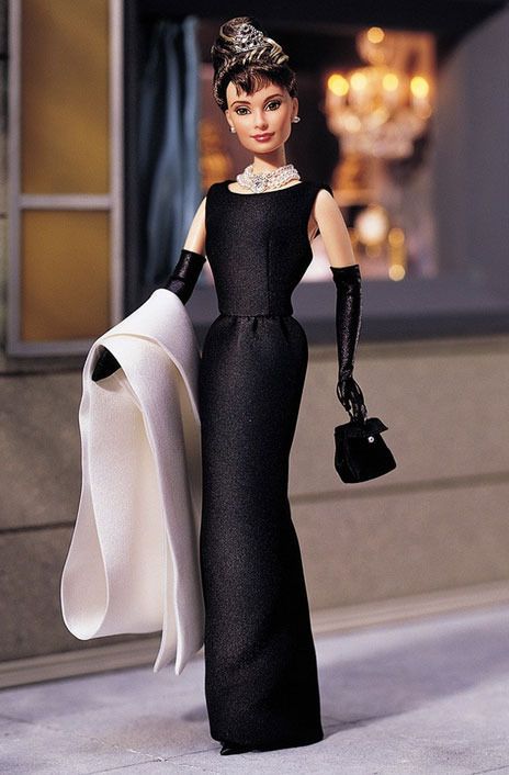 Audrey Hepburn Audrey Hepburn Barbie, Breakfast At Tiffany's, Im A Barbie Girl, Barbie Style, Barbie Vintage, Barbie I, Barbie Collector, Barbie Friends, Barbie Collection