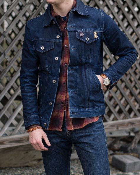 Blue Denim Jacket Outfit Men, Blue Denim Jacket Outfit, Blue Jean Jacket Outfits, Outfit Pants, Gentleman Outfit, Denim Jacket Outfit, Boots Accessories, Thumbnail Design, Best Mens Fashion