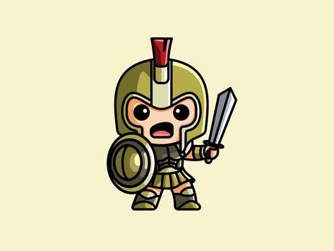 Gladiator by Alfrey Davilla Alfrey Davilla, Dnd Crafts, Cartoon Movie Characters, Pet Logo, Preppy Stickers, Outline Illustration, Pet Logo Design, Bold Logo, Image Icon