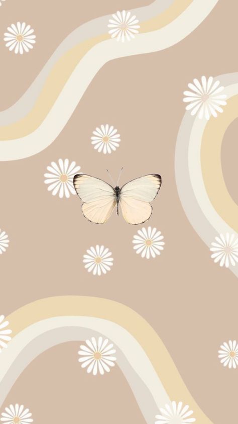 Butterfly Drawing Wallpaper, Butterfly Art Wallpaper, Clouds Wallpaper Iphone, Background Baby, Peach Wallpaper, Butterfly Background, Butterfly Wallpaper Iphone, Cover Wallpaper, Drawing Wallpaper