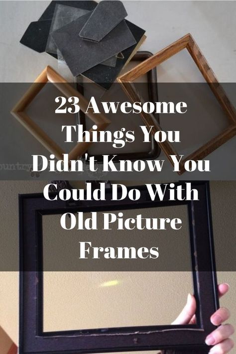 23 Awesome Things You Didn't Know You Could Do With Old Picture Frames- Transform your old picture frames with these 23 inspirational ideas. diy | diy home decor | upcycled | diy upcycles | frames | framesideas | frame diy | frame repurposed | diy frame repurpose | repurpouse Mini Plant Terrarium, Repurpose Picture Frames, Wicker House, Plain Frames, Daily Crafts, Romantic Wall Art, Old Picture Frames, Garden Frame, Frame Diy