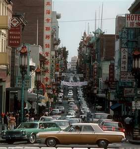 Grant Avenue San Francisco 1970's. Dock Of The Bay, California Missions, Breathtaking Photography, Gordon Parks, Disco Era, Days Gone, History Photos, Fictional World, California Dreaming