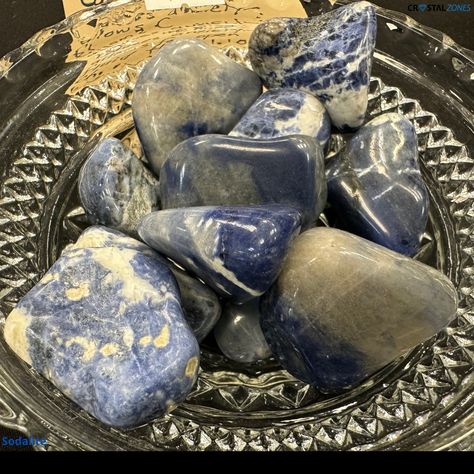 This deep blue stone encourages clear thinking, intellectual pursuits, and truthfulness. Sharpen your mind and embrace the power of knowledge. #sodalite #crystalsforfocus #minnesota #crystals Power Of Knowledge, Clear Thinking, Blue Stone, Deep Blue, Minnesota, Blue Grey, Crystals, Stone, Grey