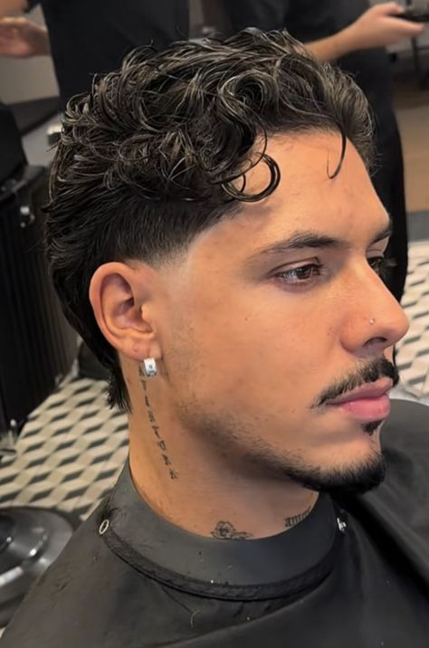 Wavy Men Hairstyles, Men Curly Hairstyles Short Haircuts, Long Hair Taper Fade For Men, Curly Curtains Men, Faded Haircut For Men Curly Hair, Men Trendy Haircut, Haircuts For Guys With Wavy Hair, Trendy Men’s Haircuts Curly, Haïr Style For Wavy Hair