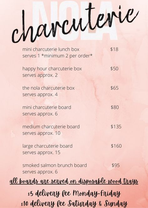 Charcuterie Board Menu Sign, Charcuterie Board Sizes, Charcuterie Business Prices, Charcuterie Serving Size Per Person, Charcuterie Board Prices, Pricing Charcuterie Boards, Charcuterie Board Pricing Guide, Charcuterie Price List, Charcuterie Board Business Pricing