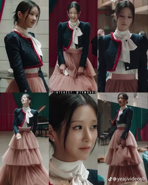 K Drama Office Outfit, Eve Kdrama Outfits, K Drama Outfits Womens Fashion, Kdrama Outfits Women Casual, K Drama Fashion, K Drama Outfits, Eve Kdrama, Chic Outfits Edgy, Korean Fashion Women Dresses