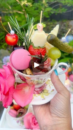 4.4K reactions · 885 shares | Hosting a high tea party soon?

Serving charcuterie in a tea cup is a charming and elegant way to wow your guests.

These were a perfect addition to recent high tea Kentucky Derby party hosted by my friend 🌸💗

~ Graze and Memories

~ Linh xx

:
:
:
:
:

#highteaparty #charcuteriesnack #handheldappetizer #oakvillecharcuterie #highteafood #torontograzing #hightea #kentuckeyderby | Linh Bedi - Oakville Toronto Charcuterie| Grazing| Boards| | jessmccalisterrn · Original audio Teacup Charcuterie, Charcuterie Tea Party, Tea Cup Charcuterie, Tea Party Charcuterie Board, Tea Party Picnic, Tea Party Desserts, High Tea Food, Charcuterie Cups