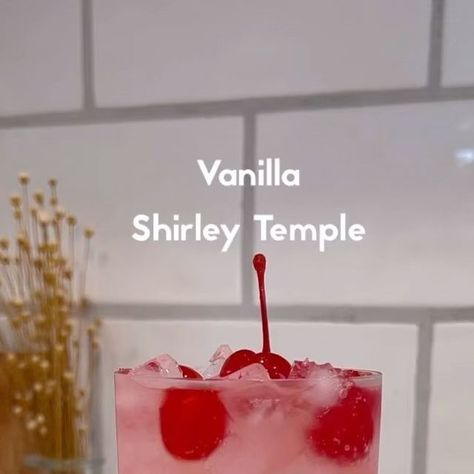 Alcoholic Shirley Temple, Shirley Temple Mocktail, Grenadine Syrup, Lotus Tea, Board And Brush, Vanilla Vodka, Easy Drinks, Summer Snacks, Shirley Temple