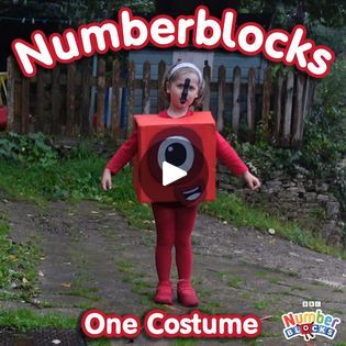 Diy Numberblocks Costume, Numberblocks Costume, Diy Costume, Diy Costumes, Number One