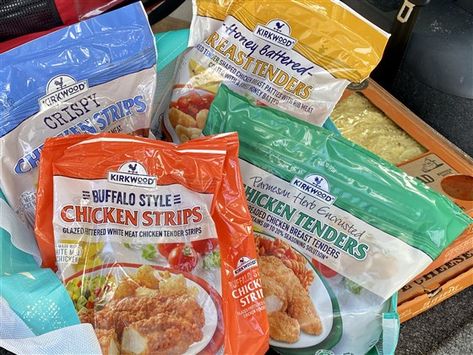 Batter For Chicken Tenders, Aldi Chicken, Buffalo Chicken Strips, Apartment Meals, Frozen Chicken Recipes, Breaded Chicken Tenders, Aldi Meal Plan, Aldi Recipes, Snack Wrap