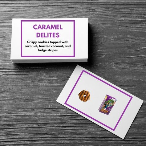 A fun and creative way to learn about the cookies for girl scouts. Use them as flash cards double sided or single sided as a memory matching game. Both bakers available- ABC and Little Brownie Baker Girl Scout Cookie Games, Abc Cookies, Gs Cookies, Troop Beverly Hills, Memory Match Game, Cookie Games, Girl Scout Cookies, Memory Games, Girl Scout