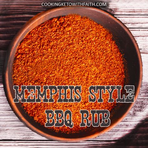 Memphis Dry Rub Recipe, Bbq List, Rib Rubs, Memphis Dry Rub, Bbq Rub Recipe, Memphis Bbq, Homemade Ingredients, On The Smoker, Pork Steaks