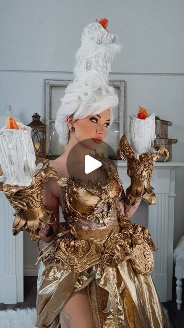 𝒥𝒾𝓁𝓁𝑒𝒶 on Instagram: "Lumiere be like 🕯️🔥 #cosplay #cosplayer #cosplays #cosplaying #cosplayers #lumiere #disney" Diy Lumiere Costume, Lumiere Cosplay, Lumiere Costume, Lumiere Disney, Lumiere Beauty And The Beast, Cosplay Disney, Halloween Costume Outfits, Disney Cosplay, Costumes Ideas