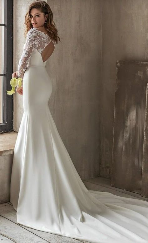 Eva Lendel Wedding Dresses, Eva Lendel, Wedding Dress White, Celebrity Wedding Dresses, Classy Wedding Dress, Wedding Dress Guide, Fancy Wedding Dresses, Backless Wedding, Dream Wedding Ideas Dresses