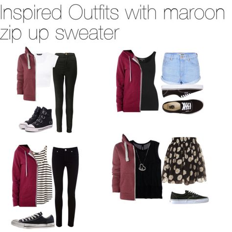 Maroon Hoodie Outfit, Maroon Outfits, Oxfords Outfit, Maroon Blazer, Hoodie Outfits, Maroon Hoodie, Black Jeans Outfit, Tomboy Outfits, Hoodie Outfit