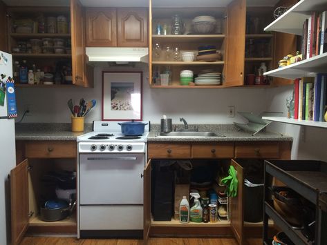 Why I (Might Have) Thrown Away Marie Kondo's New Book on Food52 Cookbook Shelf, Kitchen Scene, Clean Fridge, Fridge Decor, Plastic Food Containers, Big Board, Enjoy Reading, Tidy Kitchen, Marie Kondo