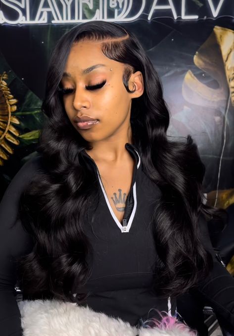 Side Part Frontal Wig, Hair To Look Younger, Hairstyle Suggestions, Baddie Hair, Sleek Braid, Frontal Wig Hairstyles, Lace Fronts, Haircuts For Women Over 50, Curly Weave Hairstyles