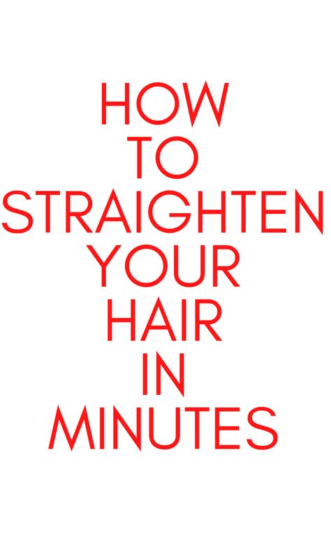 How to Straighten Your Hair in Minutes - Looking how to straighten your hair? Here's how to do it in minutes. FULL VIDEO. #Hair #HairTutorial Hair Styles Swoop, How To Straighten Your Hair Perfectly, How To Straighten Your Hair, Straightening Hair Tips, Hair Styles School, Hair Styles Quick, Hair With Extensions, Hair Styles Hoco, Hair Styles Cute