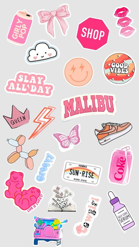 #preppy!! Preppy Printable Stickers, Preppy Stickers Printable, Preppy Clipart, Preppy Logos, Hangout Ideas, Preppy Birthday, Baby Blue Wallpaper, Preppy Stickers, Supply Labels