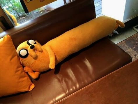 Jake the Dog body pillow Adventure Time, Couch