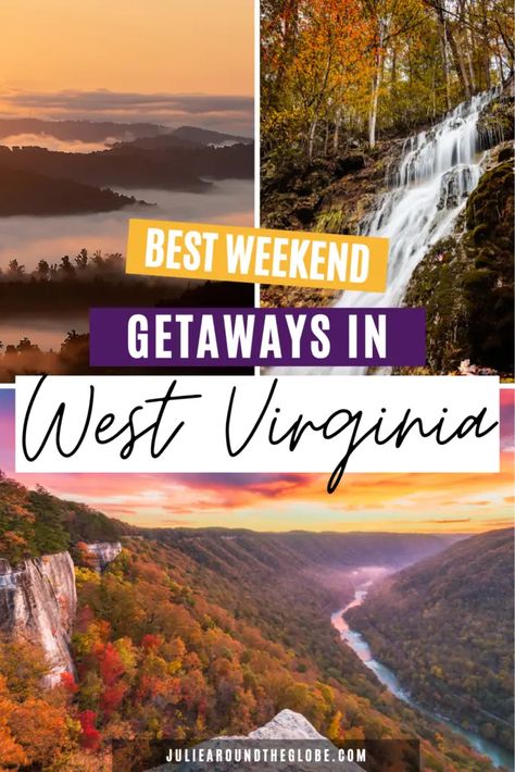 Cheap Weekend Getaways, West Virginia Travel, Best Weekend Trips, Southern Usa, For Couples, Virginia Vacation, East Coast Travel, Best Weekend Getaways, Virginia Travel