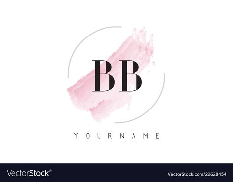 Bb Letter Logo, Bb Logo Design Ideas, B B Logo Design, Bb Logo Design, B B Logo, Pink Brush, Bb Logo, Design Studio Logo, Logo Design Set