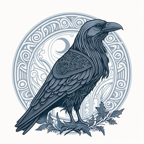 Odens Ravens, Odin Crows, Odins Ravens Tattoo, Odin Raven Art, Odin's Wolves, Odin's Ravens Tattoo, Odins Ravens, Odin Raven, Odin’s Ravens