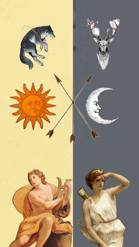 #Apollo #Artemis #ApolloAndArtemis #GreekGods #GreekMythology Apollo Greek Mythology, Apollo Artemis, Artemis Aesthetic, Apollo Tattoo, Apollo Aesthetic, Apollo Greek, Apollo And Artemis, Greek Mythology Gods, Greek Tattoos