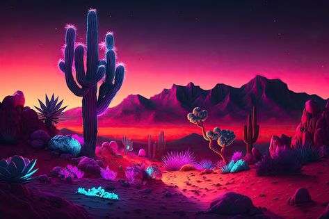 Neon Cactus, All Tattoos, Cactus, Geek Stuff, Digital Art, Neon, Tattoos, Art