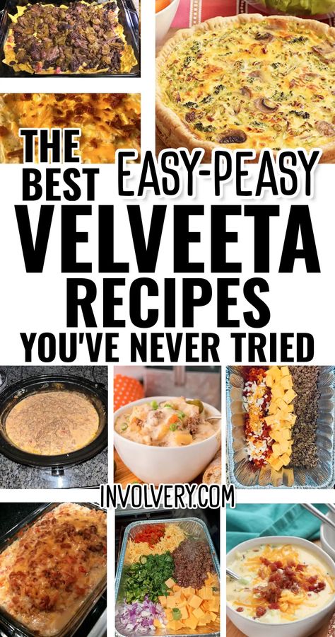 Crockpot Meals With Velveeta, Dinner With Velveeta Cheese, Velveeta Meal Ideas, Velvetta Mac And Cheese Recipe Crockpot, Appetizers With Velveeta Cheese, Dinner Recipes Using Velveeta Cheese, Velveeta Mexican Cheese Recipes, Velveeta Block Cheese Recipes, Easy Velveeta Recipes