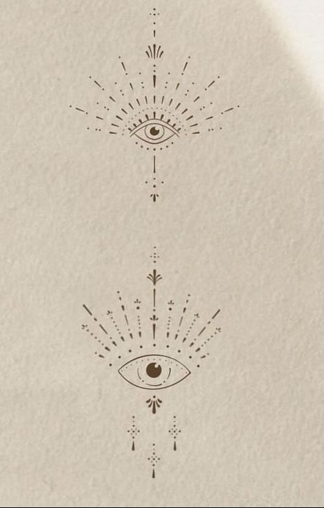 Buddhist Eye Tattoo, Ornamental Eye Tattoo, Turkish Eye Tattoo, Fine Line Neck Tattoo, Psyche Tattoo, Trippy Tattoo Ideas, Third Eye Tattoos, Trippy Tattoo, Cosmic Tattoo