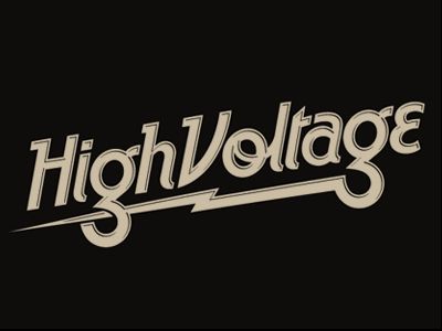 High Voltage, Logo by Clark Orr High Voltage Logo, Softball Logos, Bullet Bike, Bullet Bike Royal Enfield, Find Logo, Typographic Logo, Royal Enfield, San Rafael, Typography Inspiration