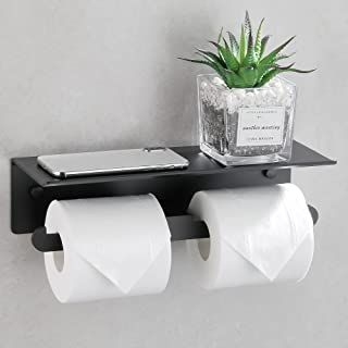 Motorhome Living, Toilet Paper Holder With Shelf, Phone Shelf, Black Bathroom Hardware, Black Toilet Paper Holder, Commercial Toilet, Black Toilet Paper, Toilet Paper Holder Wall, Bathroom Toilet Paper Holders