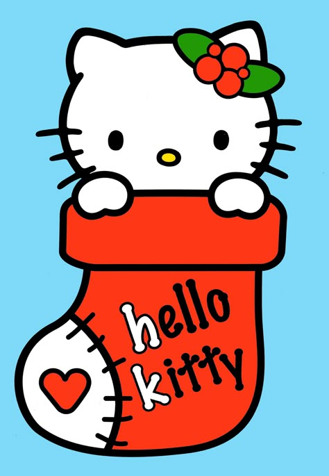 Hello Holidays, Hello Kitty Christmas Tree, Hello Kitty Imagenes, Cat Stockings, Charmmy Kitty, Hello Kitty Images, Kitty Christmas, Kitty Coloring, Kitty Images