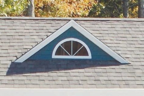 Roof Over Window, Dormer Styles, Eyebrow Roof, Eyebrow Window, Attic Room Ideas, Dormer Roof, Gable Window, House Improvement, Walkway Landscaping