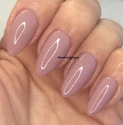 BLUESKY GEL POLISH DUSKY PINK ROMANCE LIGHT MAUVE NAIL SS1817 UV LED SOAK OFF | eBay Pinkish Beige Nails, Lilac Fall Nails, Dusty Mauve Nails, Fall Pink Nail Colors, Natural Nail Colours, Fall Nails Mauve, Mauve Almond Nails, Pink Mauve Nails, Nail Inspiration Natural