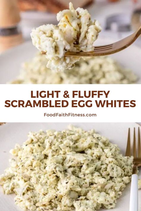 Whip up a healthy breakfast with Light & Fluffy Scrambled Egg Whites! Easy to make and packed with protein, these eggs are perfect for starting your day right. Scrambled Egg Whites Recipes, Egg White Scrambled Eggs, Scrambled Egg White Recipes, Egg White Scramble Recipes, Egg White Recipes Breakfast, Liquid Egg White Recipes, Egg Whites Breakfast, Egg White Breakfast Recipes, Egg Whites Recipes