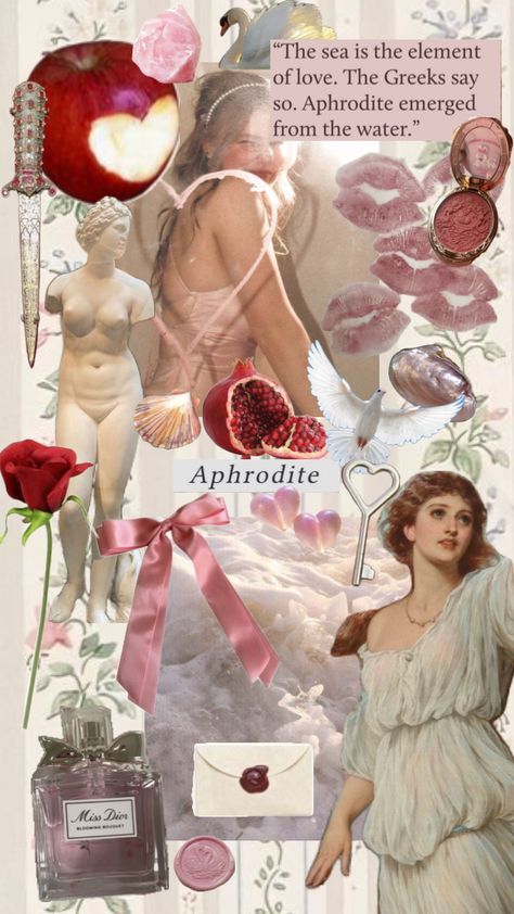 #aphrodite #greekgoddess #mythology #aestehthic #pjo #cabin10 Afrodita Aesthetic, Aphrodite Body Type, Aphrodite Cosplay, Aphrodite Worship, Aphrodite Cabin, Goddess Aphrodite, Goddess Of Love, Miss Dior, Greek Goddess