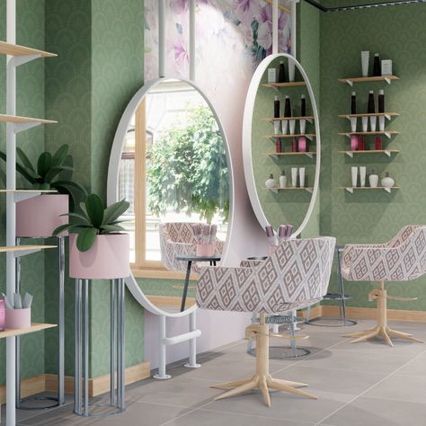 Saloon Decor, Salon Suites Decor, Beauty Salon Design, Beauty Salon Decor, Salon Interior Design, Makeup Room, Salon Furniture, House Design Games, Bedroom Interior Design